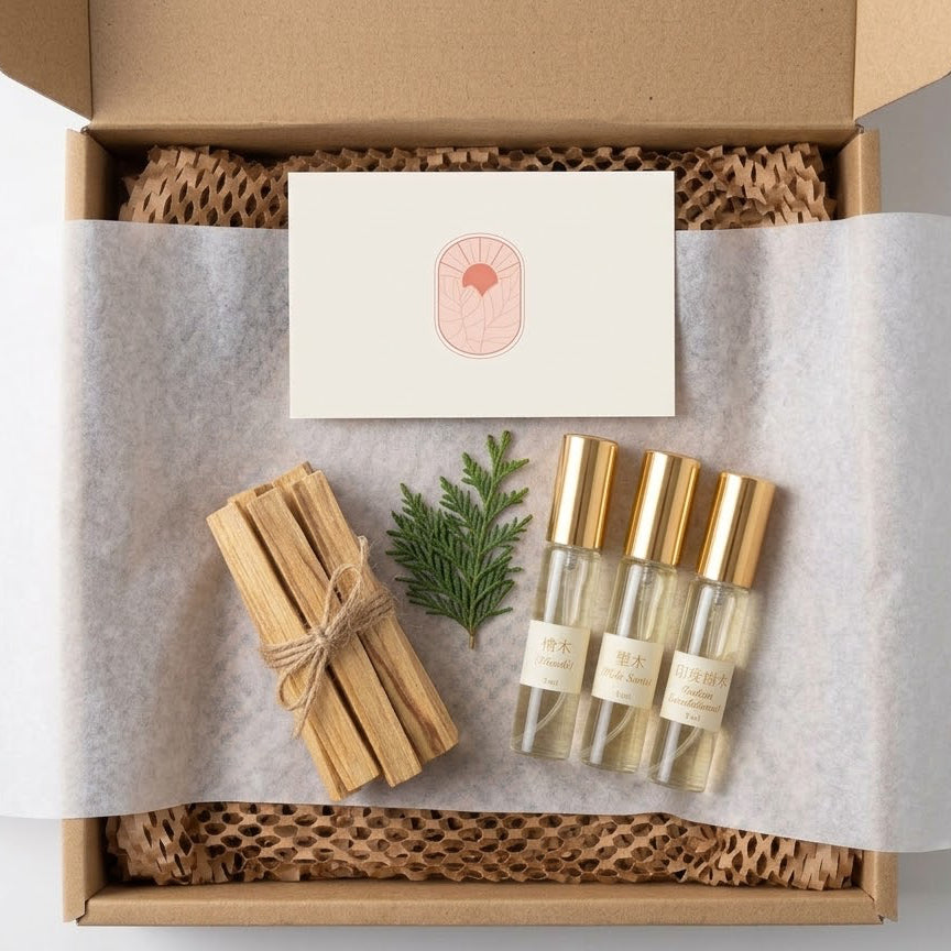 The Wood & Wanderer Discovery Kit | Secret Santa, Friends' Gatherings & A Playful Scent Journey