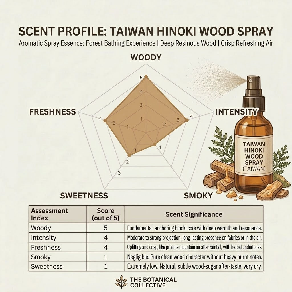 【Urban Forest Bathing & Deep Sleep】Taiwan Hinoki Starter Ritual Set | Spray & Wood Diffuser