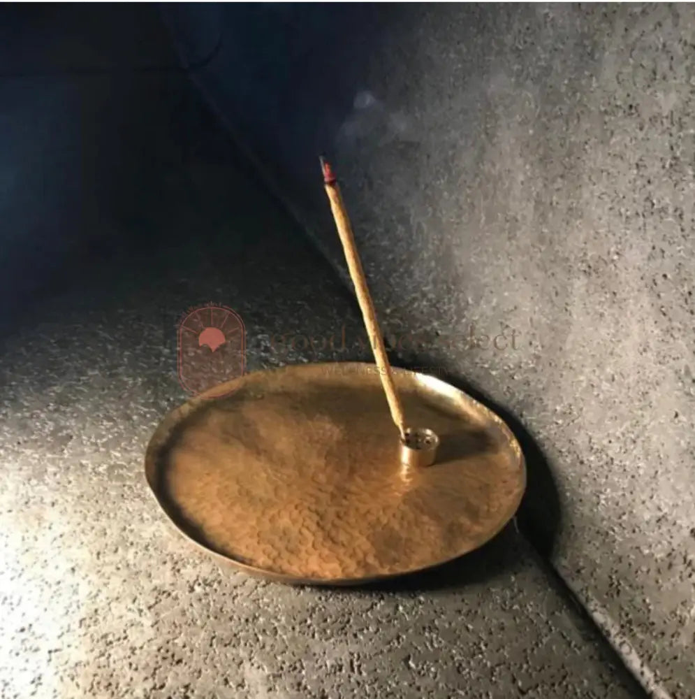 【手工純黃銅】印度手工黃銅碟 Handcrafted Brass Plate - Good Vibes Select