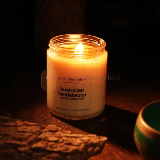 【安神平靜|吸引財運】【優惠套裝】澳洲檀木聖木芯蠟燭 - Good Vibes Select