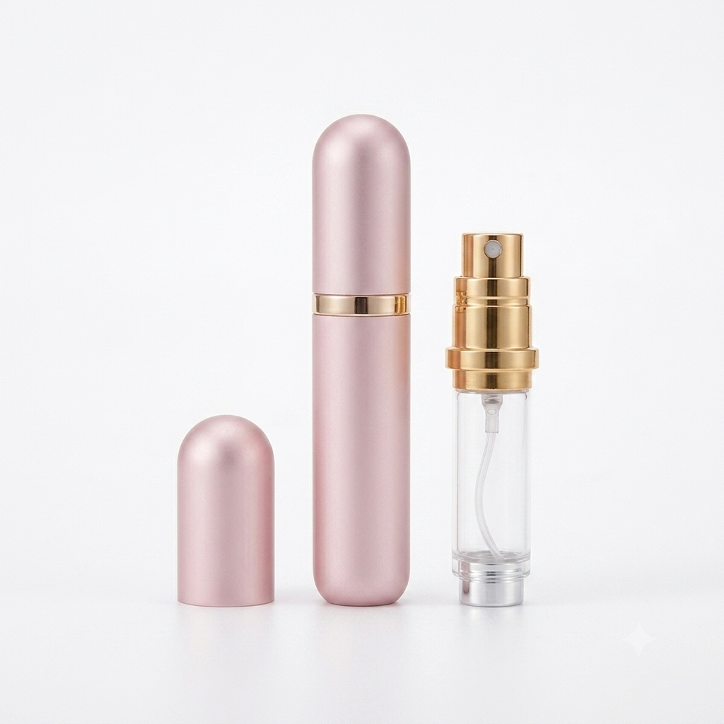 5 ml Portable Refillable Bottom-Fill Travel Spray Bottle