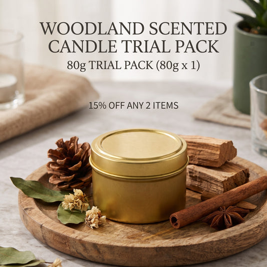 ⁠[Free SG Shipping 🚚] Woody Scented Candle Discovery Set (80g) | 15% Off Any 2