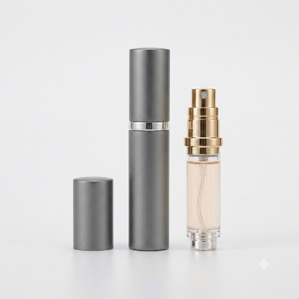 5 ml Portable Refillable Bottom-Fill Travel Spray Bottle