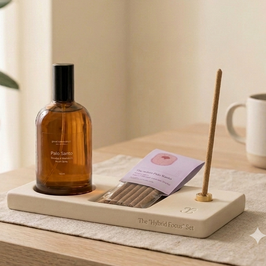 The "Hybrid Focus" Corporate Wellness WFH Kit: Premium Palo Santo Essential Set