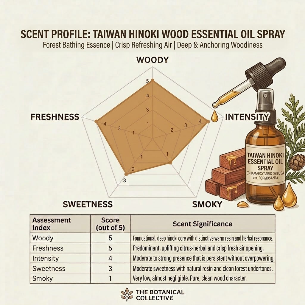 【Urban Forest Bathing & Deep Sleep】Taiwan Hinoki Starter Ritual Set | Spray & Wood Diffuser